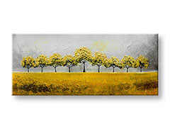 Ručno oslikana zidna slika DRVEĆE 1 komad YOBAM017E1 | različite veličine