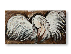 Ručno oslikana zidna umjetnost ANJEL YOBFB533E1 | različite veličine