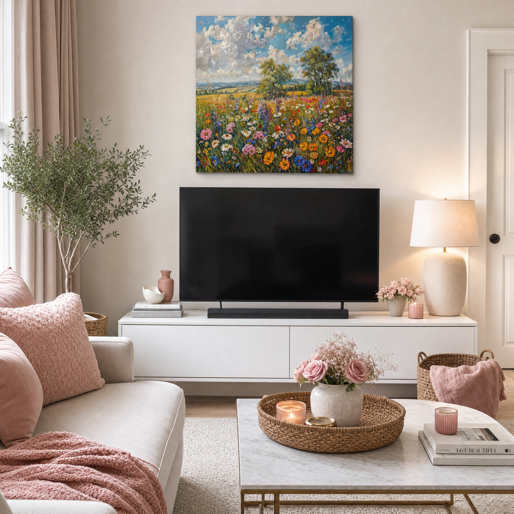 Slika iznad TV-a