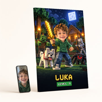 Minecraft slika iz fotografije