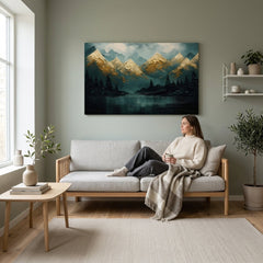 Moderna zidna slika Planine zalazećeg sunca - PREMIUM ART - slika 2