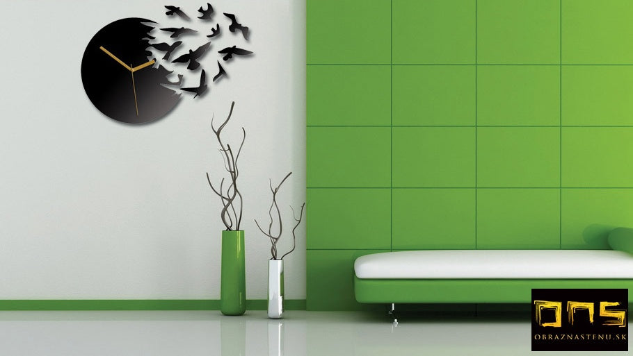 Zidni sat BIRDS OF HEAVEN NH007