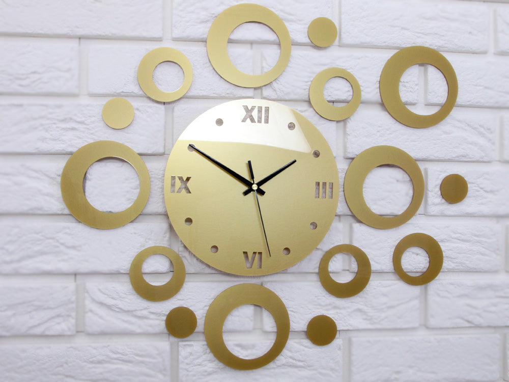 Zidni satovi RINGS GOLD - slika 3
