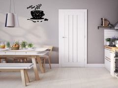 Zidni sat White Satin Cup - slika 4