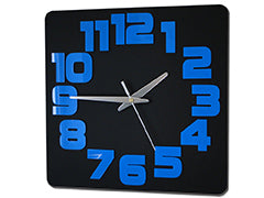 Zidni satovi LOGIC BLACK-BLUE HMCNH047-blackblue