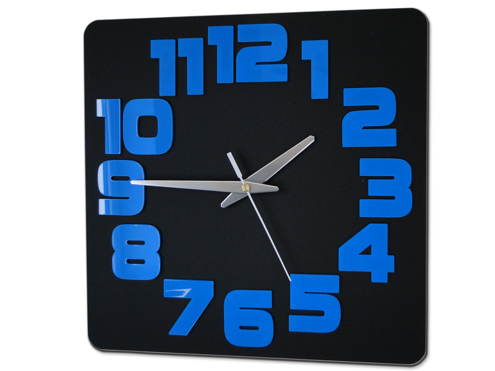 Zidni satovi LOGIC BLACK-BLUE
