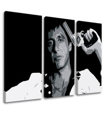 Najveći mafijaši na ekranu SCARFACE - TONY MONTANA S s oružjem u rukama - slika 3