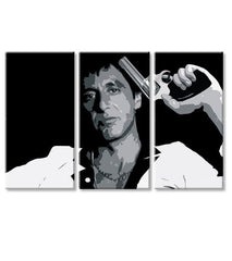 Najveći mafijaši na ekranu SCARFACE - TONY MONTANA S s oružjem u rukama - slika 4