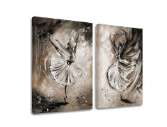 Slika na platnu PLESAČI 2 dijela XOBAM052E2