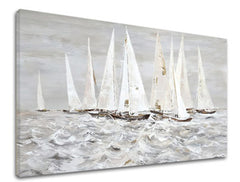 Slika na platnu PLACHETNICE NA MORU 1 komad XOBCH12152GE1