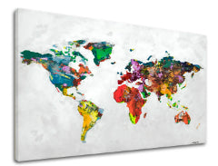 Slika na platnu KARTA SVIJETA 1 dio XOBCH12395GE1