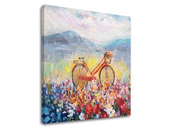 Slika na platnu Ljeto na rijeci 1 dio XOBCHZH6341E1