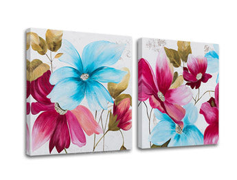 Slika na platnu CVIJEĆE 2 dijela XOBDO152D2