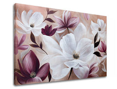 Slika na platnu Bijelo i ljubičasto cvijeće 1 dio XOBFB599E1