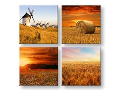 Zidna umjetnost Simple life u 4 dijela XOBKOL28E42