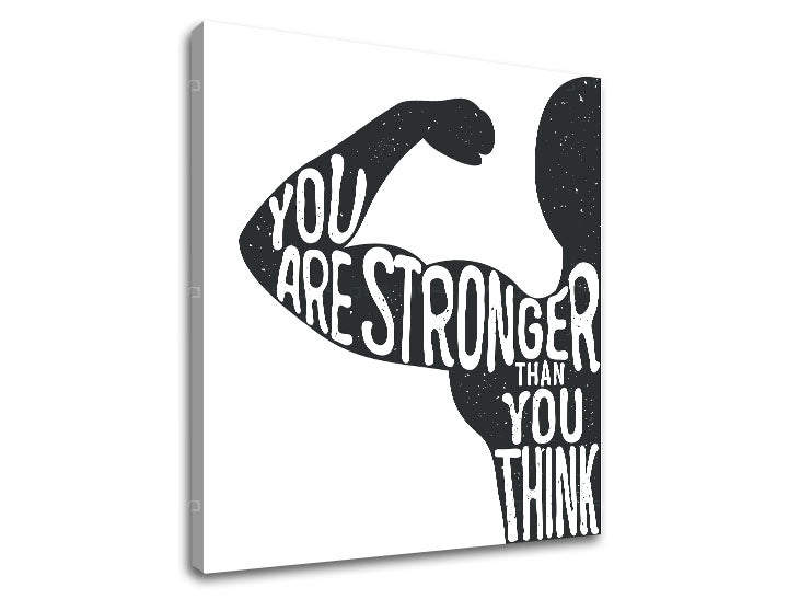 Motivacijska zidna umjetnost Ti si jači/jača - slika 5