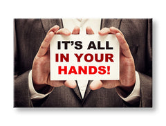 Motivacijska zidna umjetnost Sve je u tvojim rukama_001