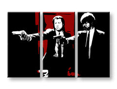 Tiskana POP Art slika Pulp Fiction 3 dijela pulp5 - slika 3
