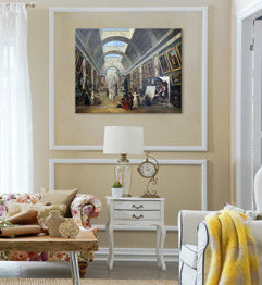 Slika na platnu Hubert Robert - Projekt Grande Galerie du Louvre