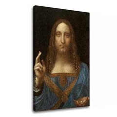 Slika na platnu Leonardo da Vinci - Salvator Mundi