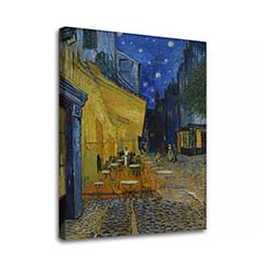 Slika na platnu Vincent van Gogh - Terasa kafića noću