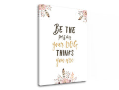 Zidna umjetnost s tekstom Budi osoba