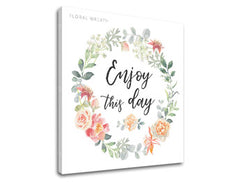 Zidna umjetnost s tekstom Uživajte u ovom danu