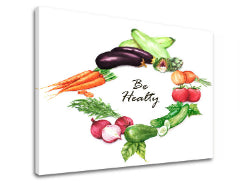 Zidna umjetnost s tekstom Budi zdrav