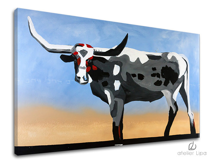 Autorova reprodukcija na platnu ZVIERA XOB095D1