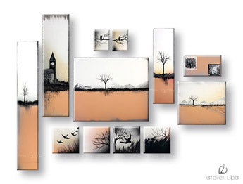 Autorova reprodukcija na platnu LAND XOBAM015E12