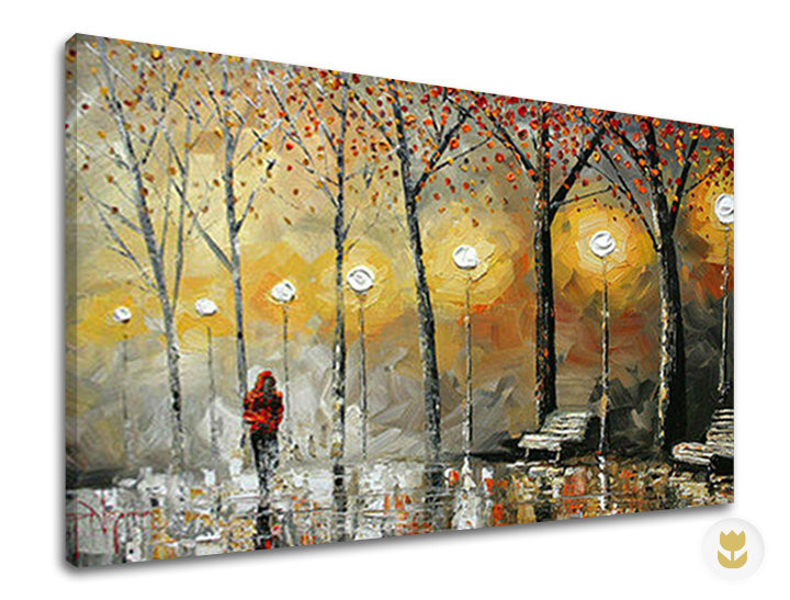 Autorska reprodukcija na platnu PEJZAŽ XOBBI0013E1