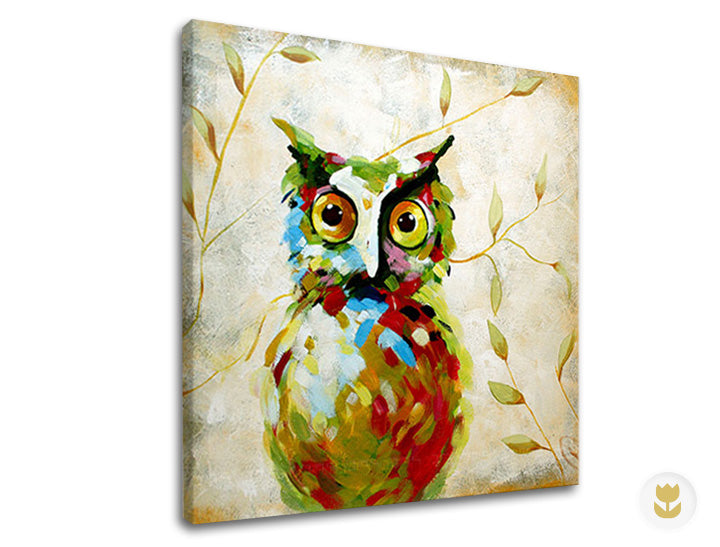Autorova reprodukcija na platnu Sova XOBDA015E1