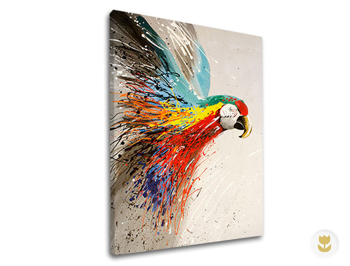 Autorova reprodukcija na platnu PAPAGAY XOBDA020E1