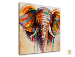 Autorova reprodukcija na platnu SLON XOBDA035E1