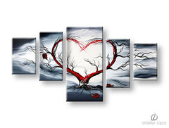Autorova reprodukcija na platnu LOVE XOBDO091D5