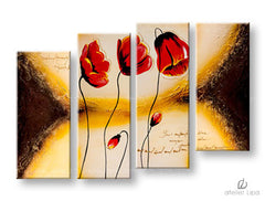 Autorova reprodukcija na platnu CVIJEĆE XOBDO107D4