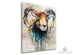 Autorska reprodukcija na platnu ZVIERA XOBDO120D1