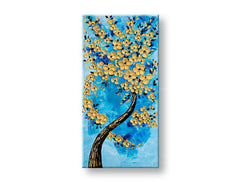 Autorova reprodukcija na platnu STROMY XOBFB104E1