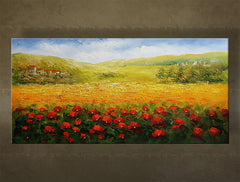 Ručno oslikana zidna slika KRAJOLIK BI145E1 | različite veličine