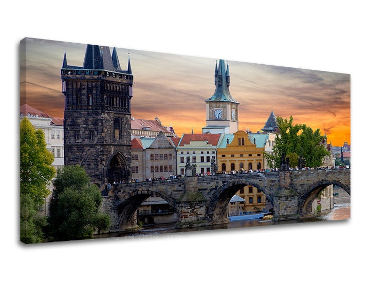 Zidna slika Panorama GRADA PRAG