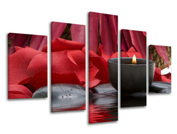 5-dijelna zidna slika FENG SHUI FS040E50