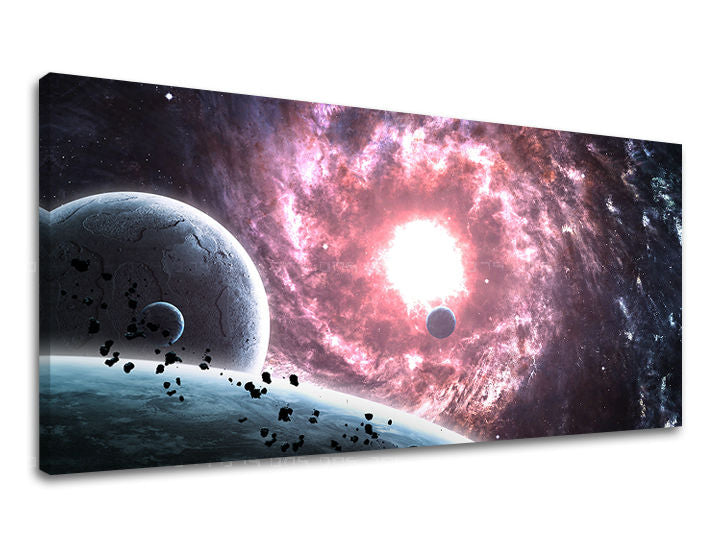 Zidna slika PANORAMA SVEMIR GA007E13