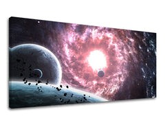 Zidna slika PANORAMA SVEMIR GA007E13