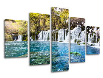 Zidna slika u 5 dijelova LAND KR023E50