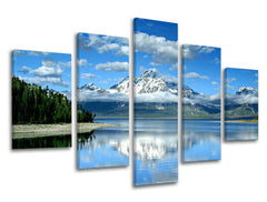 Zidna slika u 5 dijelova LAND KR027E50