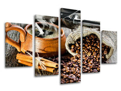 5-dijelna zidna slika KUHINJA KU023E50