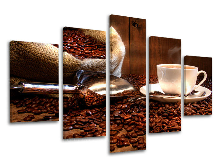 5-dijelna zidna slika KUHINJA KU038E50