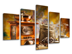 5-dijelna zidna slika KUHINJA KU041E50