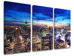 Zidna slika u 3 dijela CITY ME049E30