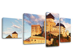 Slika na platnu od 4 dijela SLOVAČKA SK025E40